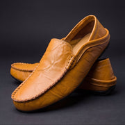 HUGO LAURENT™ | Men's Leather Slip-On Loafers