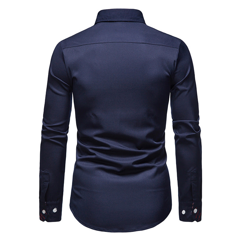 HUGO LAURENT™ | Paisley-Trim Shirt
