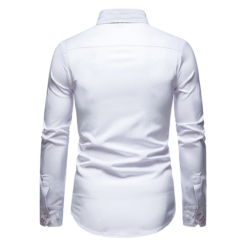 HUGO LAURENT™ | Paisley-Trim Shirt