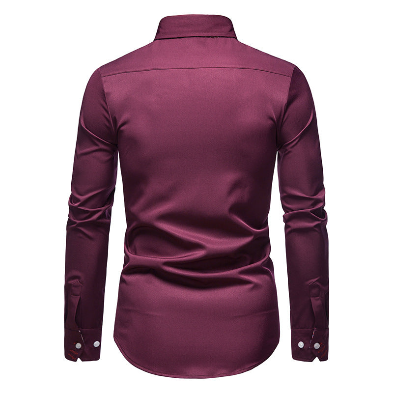HUGO LAURENT™ | Paisley-Trim Shirt