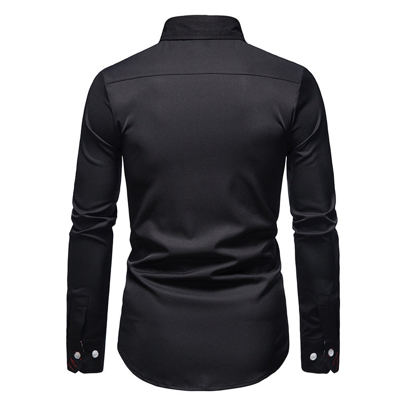 HUGO LAURENT™ | Paisley-Trim Shirt