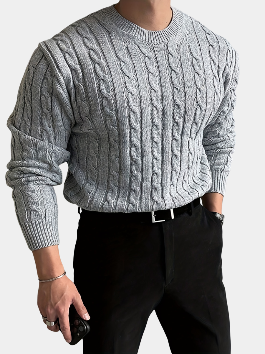 HUGO LAURENT™ | TWISTED KNIT SWEATER FOR MEN