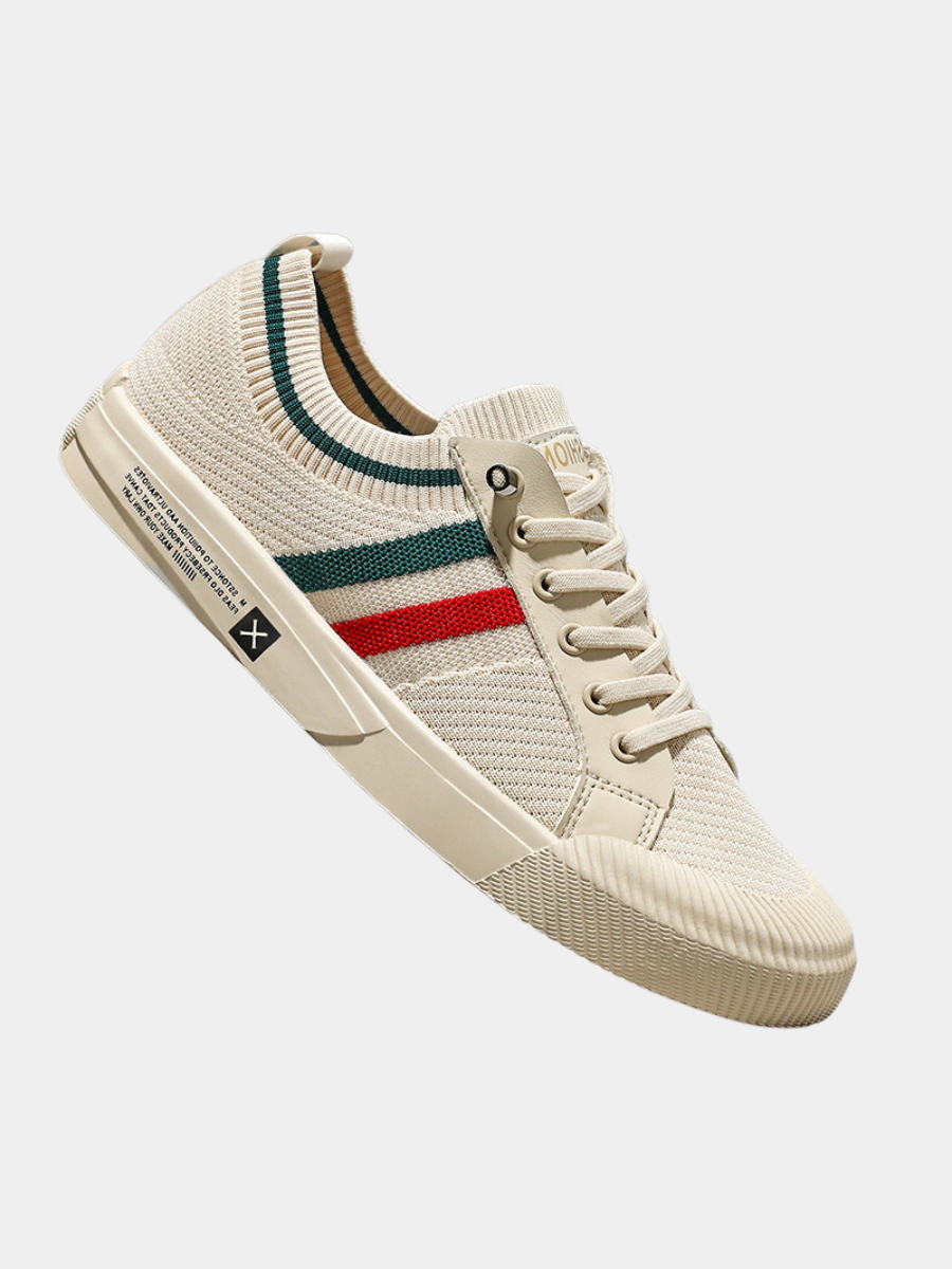 HUGO LAURENT™ | Retro Knit Canvas Trainers