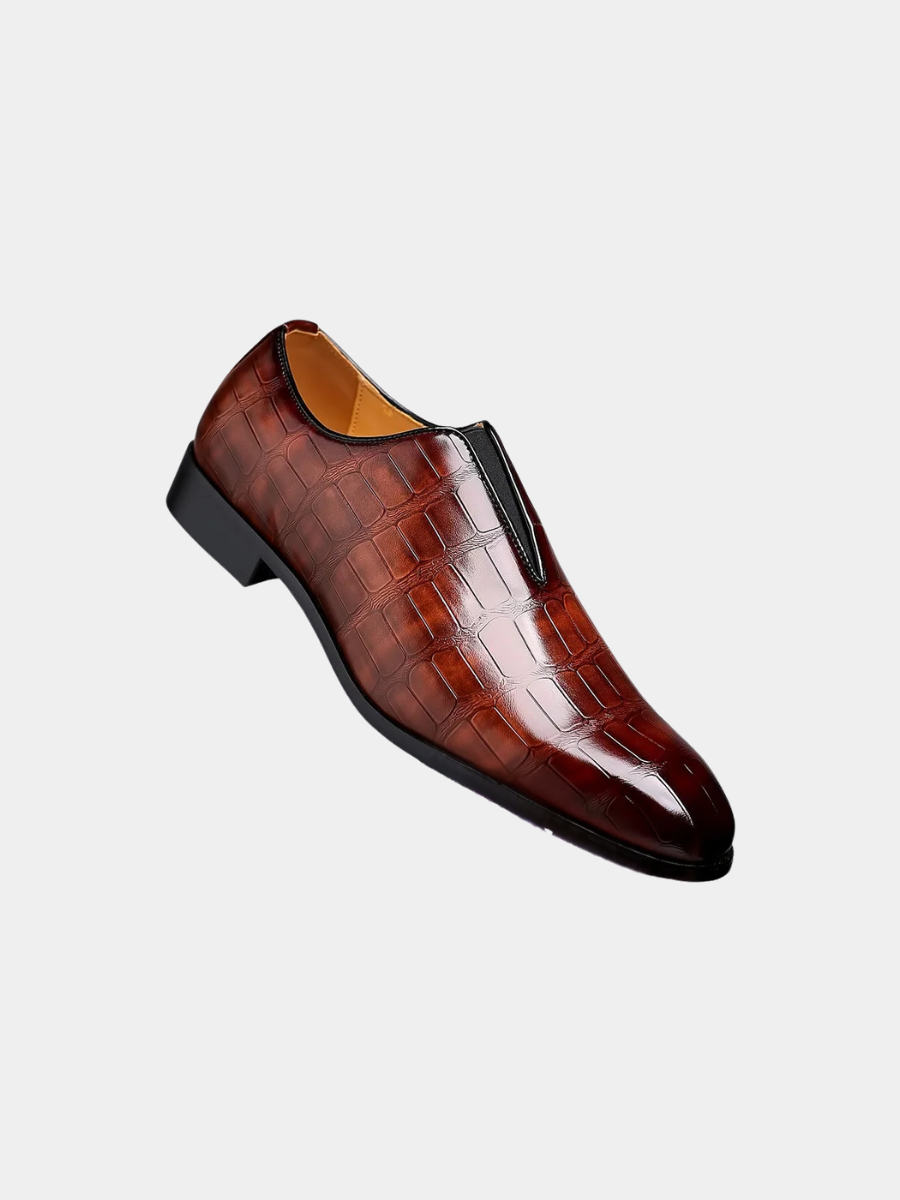 HUGO LAURENT™ | Men's Patterned Dress Shoes