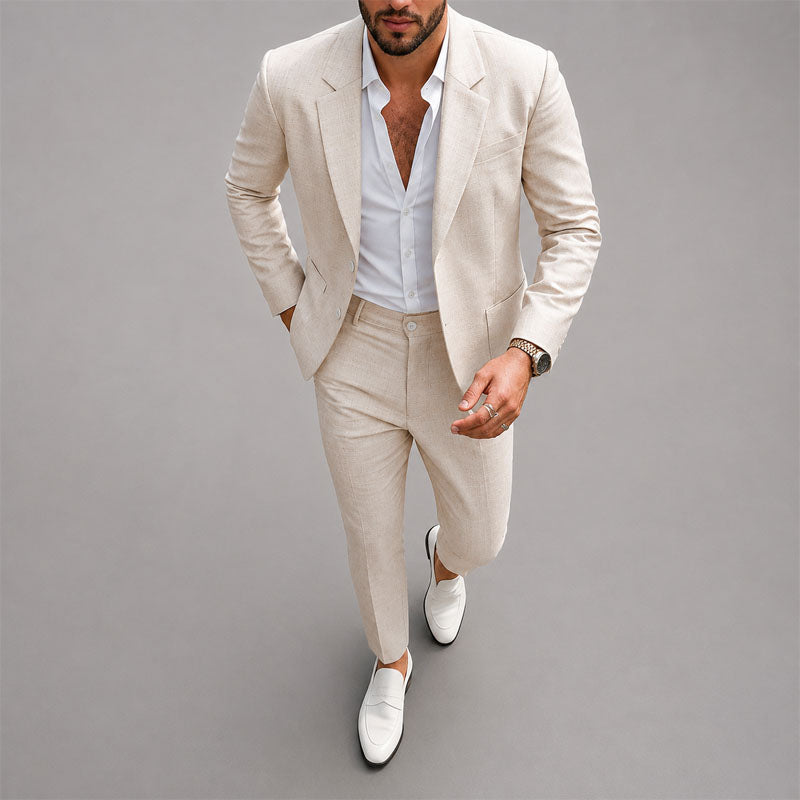 HUGO LAURENT™ | Men's Slim-Fit Two-Piece Suit