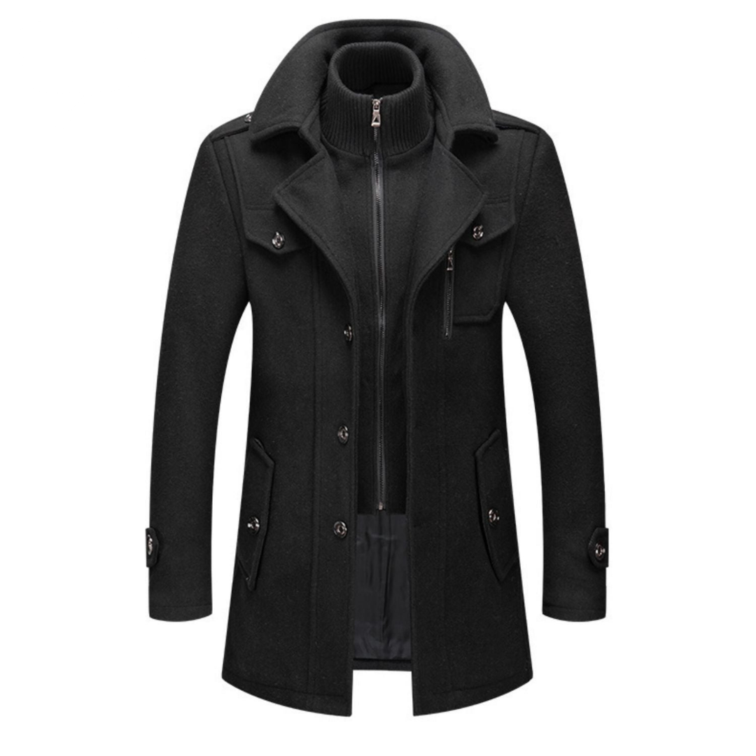 HUGO LAURENT™ | Double Collar Coat