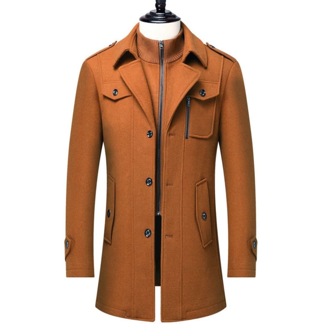 HUGO LAURENT™ | Double Collar Coat