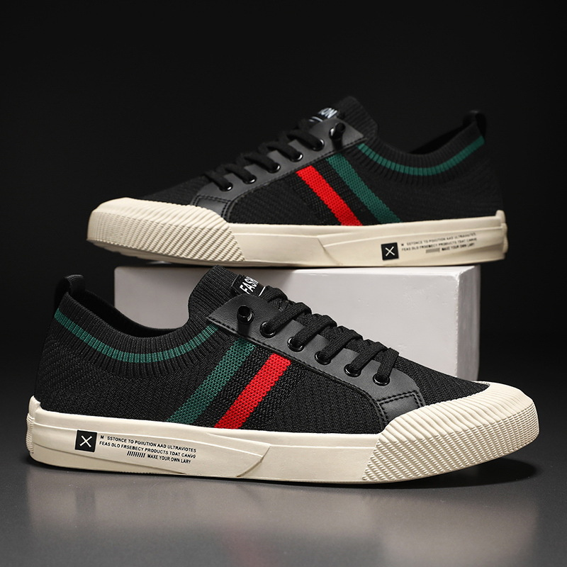 HUGO LAURENT™ | Retro Knit Canvas Trainers