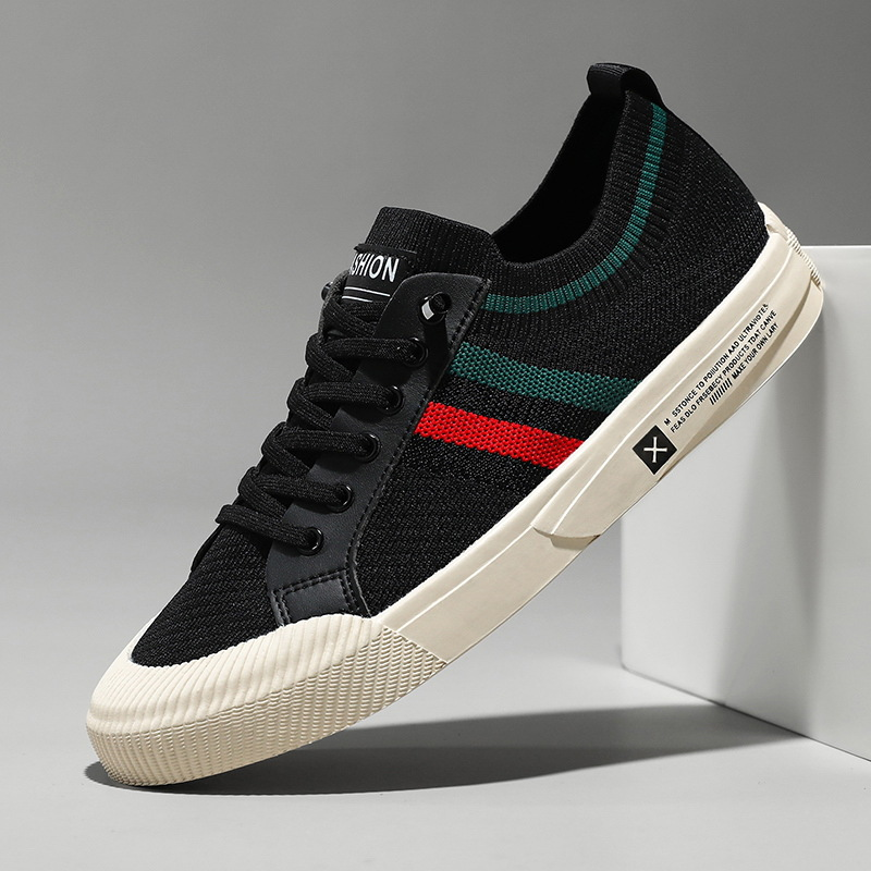 HUGO LAURENT™ | Retro Knit Canvas Trainers