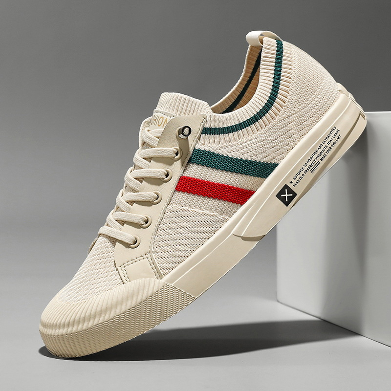 HUGO LAURENT™ | Retro Knit Canvas Trainers