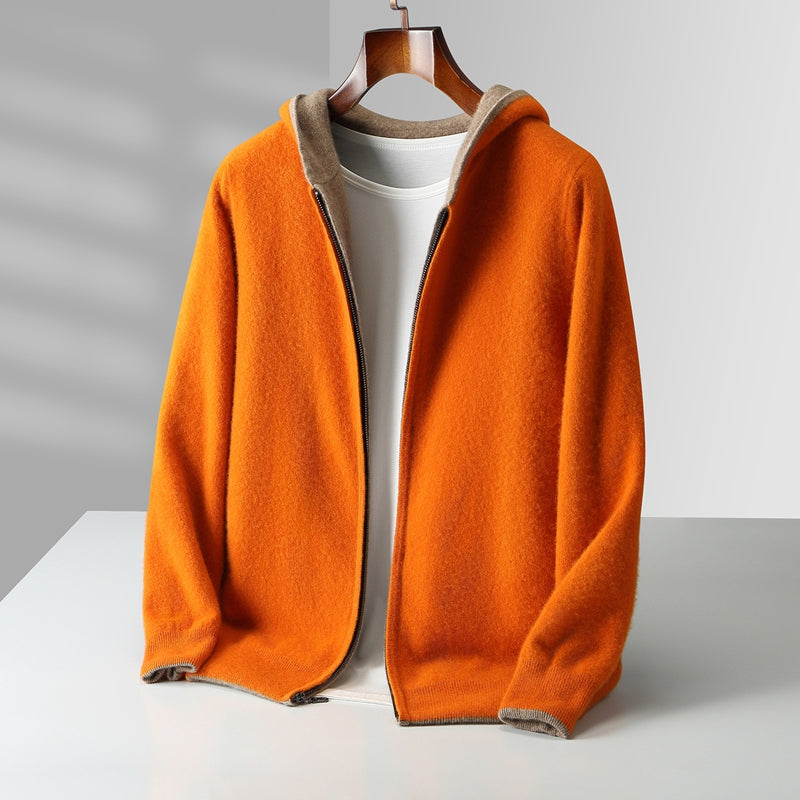 HUGO LAURENT™ | Napoli Reversible Cashmere Hoodie