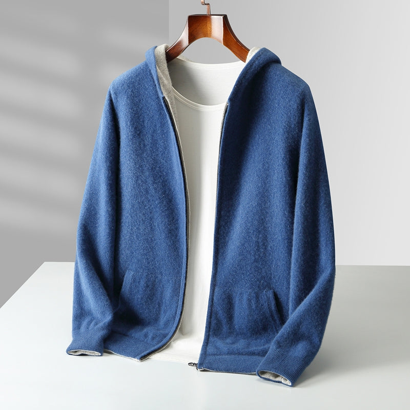 HUGO LAURENT™ | Napoli Reversible Cashmere Hoodie