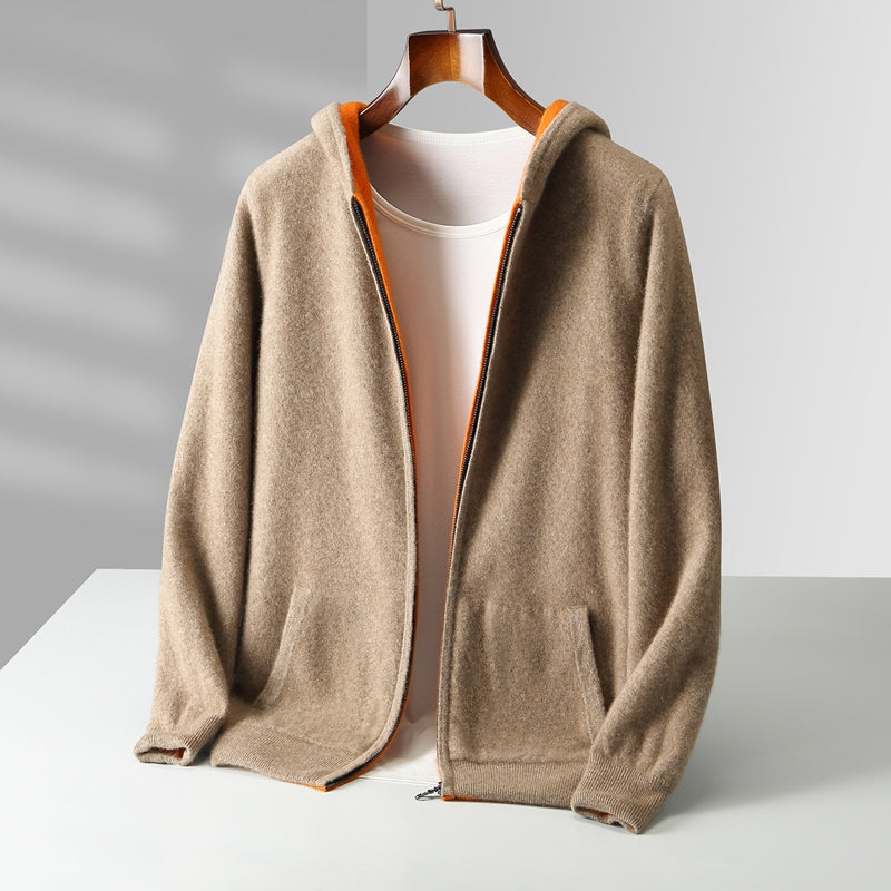 HUGO LAURENT™ | Napoli Reversible Cashmere Hoodie