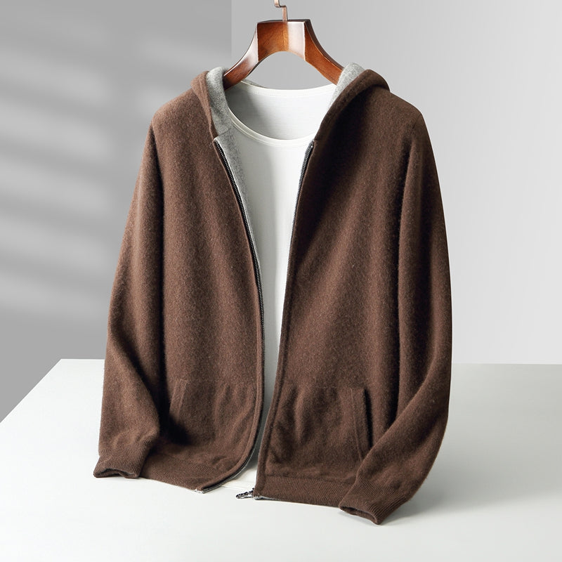 HUGO LAURENT™ | Napoli Reversible Cashmere Hoodie
