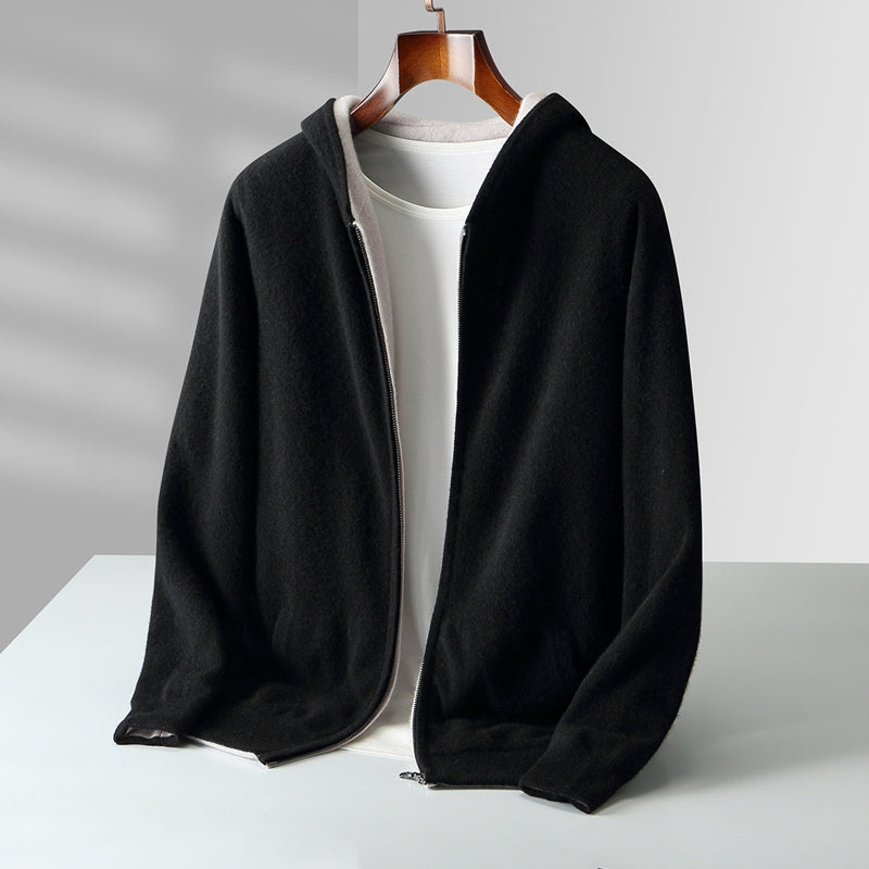 HUGO LAURENT™ | Napoli Reversible Cashmere Hoodie