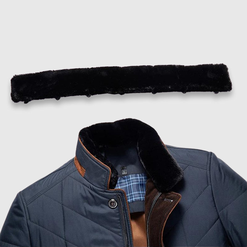 HUGO LAURENT™ | Men's Insulated Fur-Collar Winter Jacket