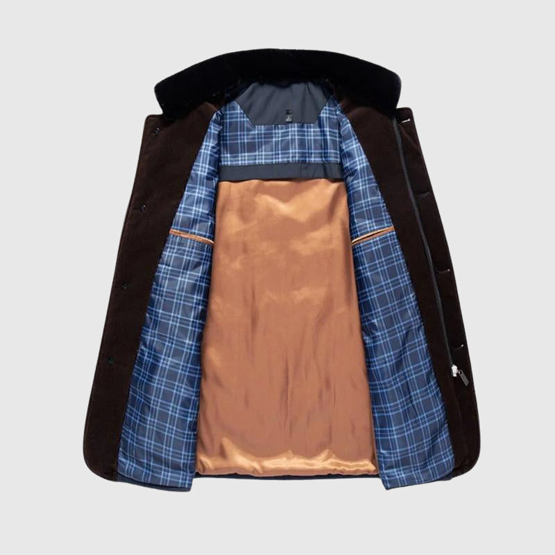 HUGO LAURENT™ | Men's Insulated Fur-Collar Winter Jacket
