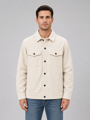 HUGO LAURENT™ | Cotton Button-Up Shirt Jacket