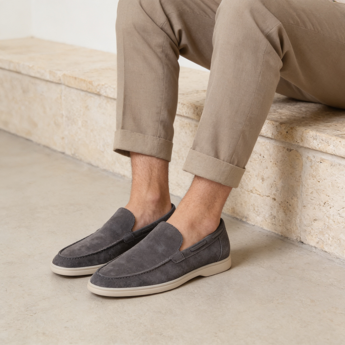 HUGO LAURENT™ | Men's Suede Loafers