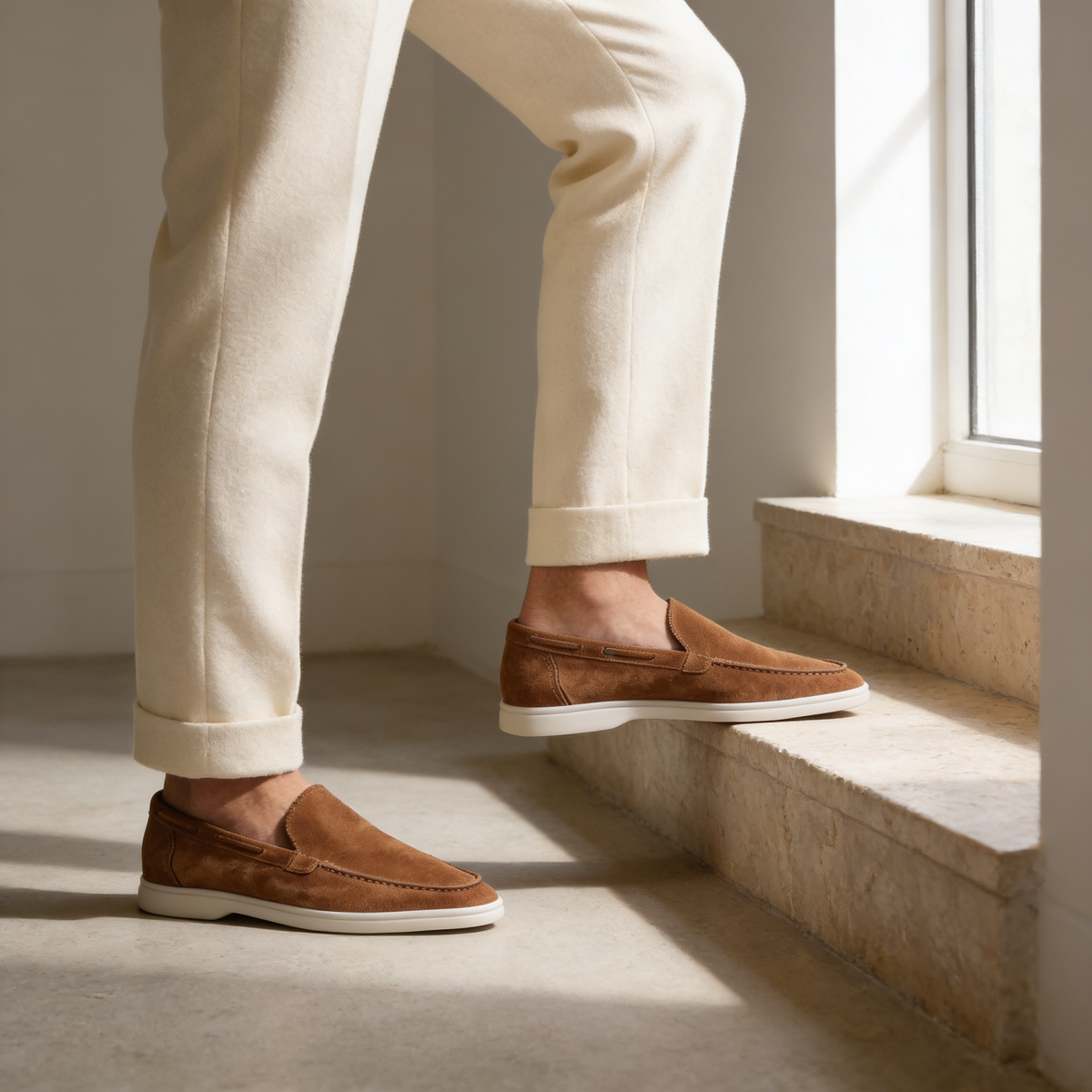 HUGO LAURENT™ | Men's Suede Loafers