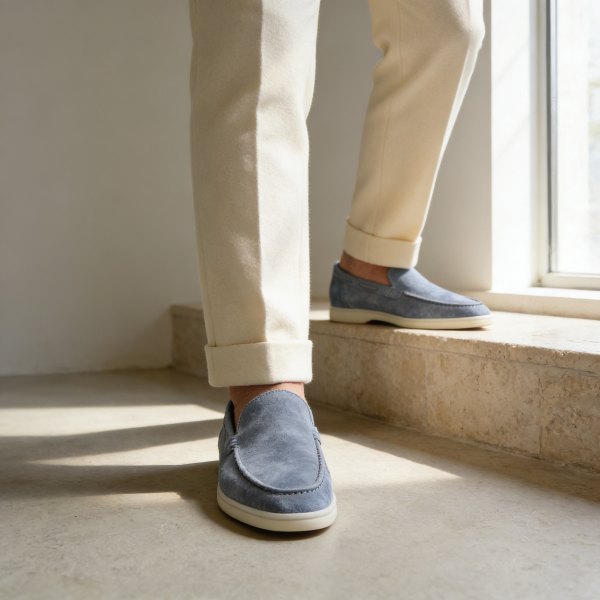 HUGO LAURENT™ | Men's Suede Loafers