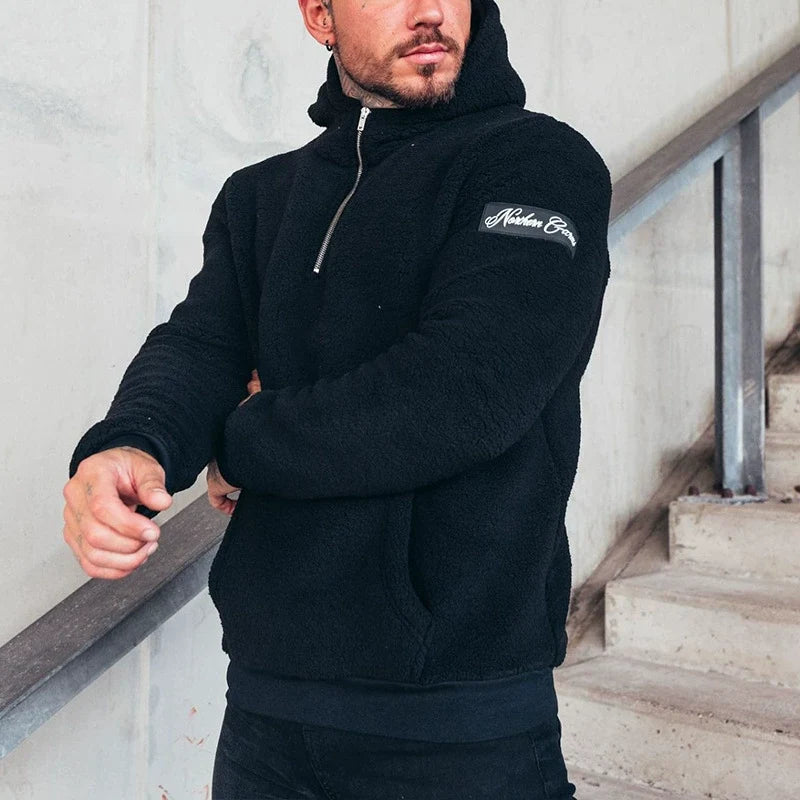 HUGO LAURENT™ | Cozy Knit Hoodie for Men