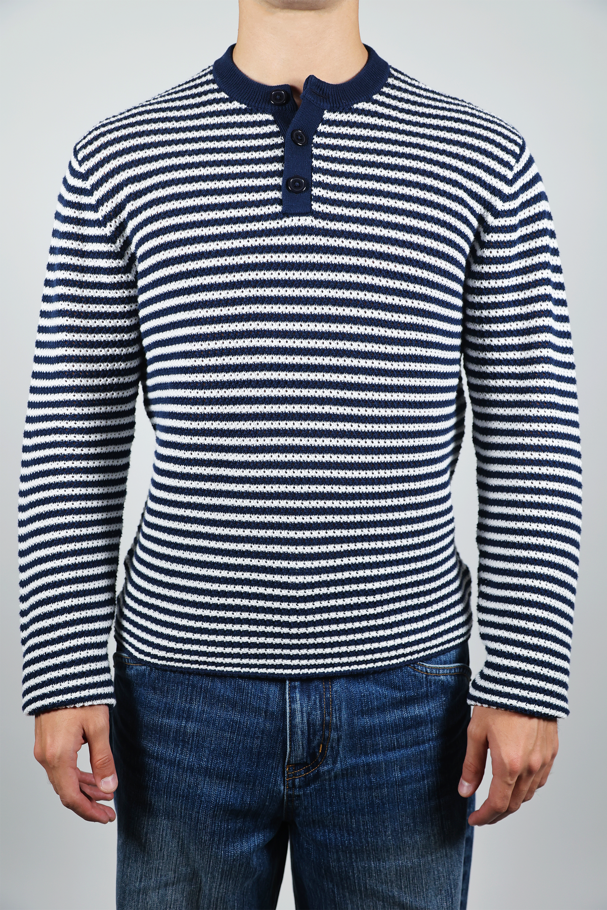 HUGO LAURENT™ | KNITTED SAILOR HENLEY