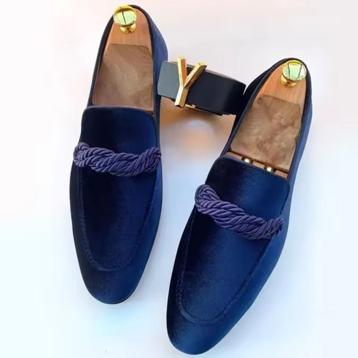 HUGO LAURENT™ | Men's Vegan Suede Slip-On Loafers