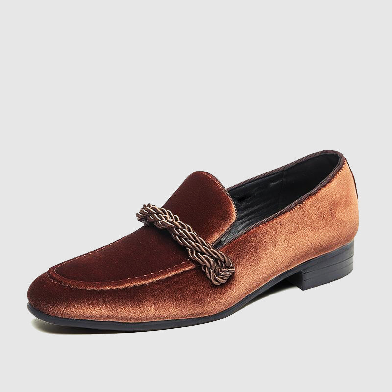 HUGO LAURENT™ | Men's Vegan Suede Slip-On Loafers
