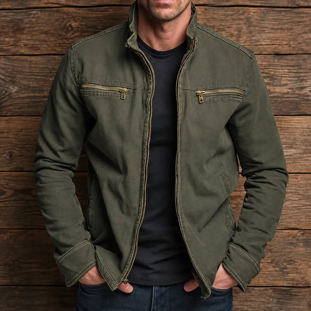 HUGO LAURENT™ | Rugged Stand Collar Jacket