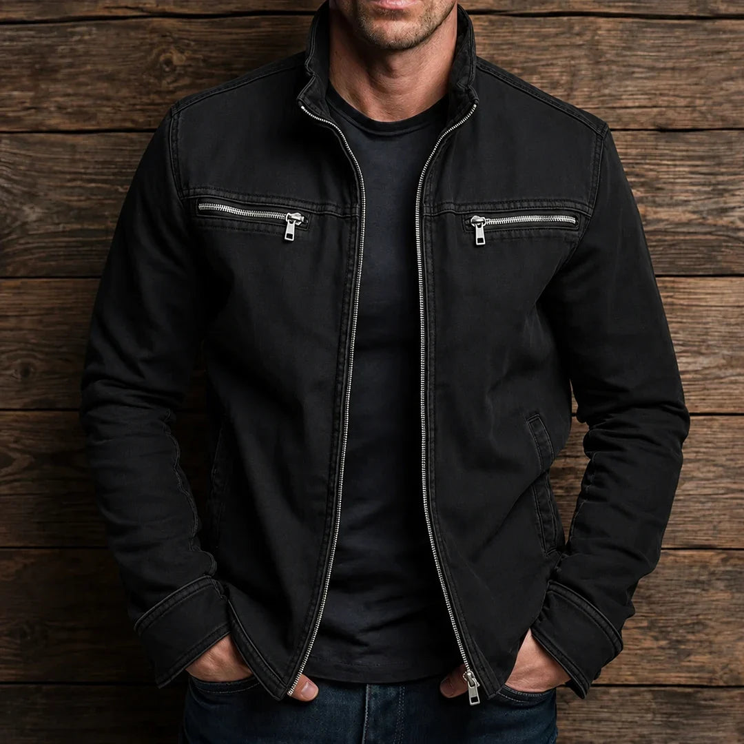 HUGO LAURENT™ | Rugged Stand Collar Jacket