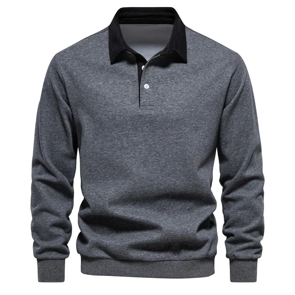 HUGO LAURENT | POLO SWEATER FOR MEN