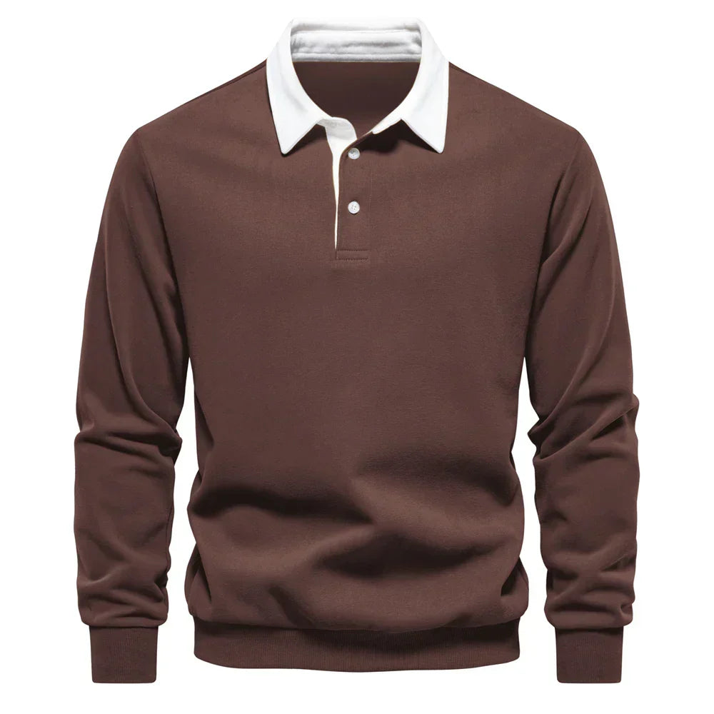 HUGO LAURENT | POLO SWEATER FOR MEN