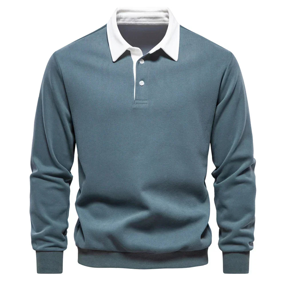 HUGO LAURENT | POLO SWEATER FOR MEN