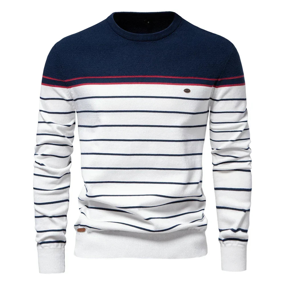 HUGO LAURENT™ | MEN'S STRIPED SWEATER