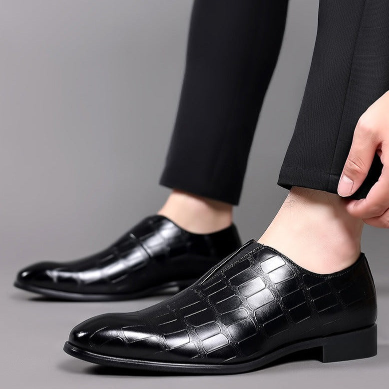 HUGO LAURENT™ | Men's Patterned Dress Shoes