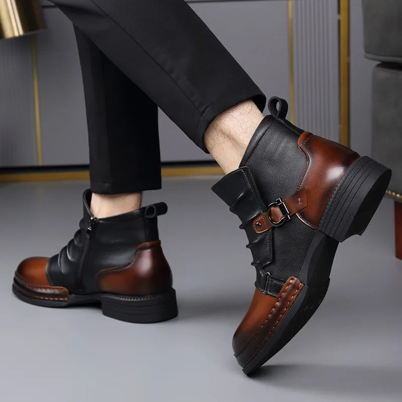 HUGO LAURENT™ | BUCKLE BOOTS FOR MEN