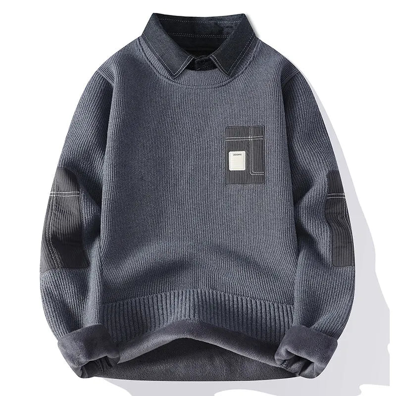 HUGO LAURENT™ | Mark Houston Denim Knit