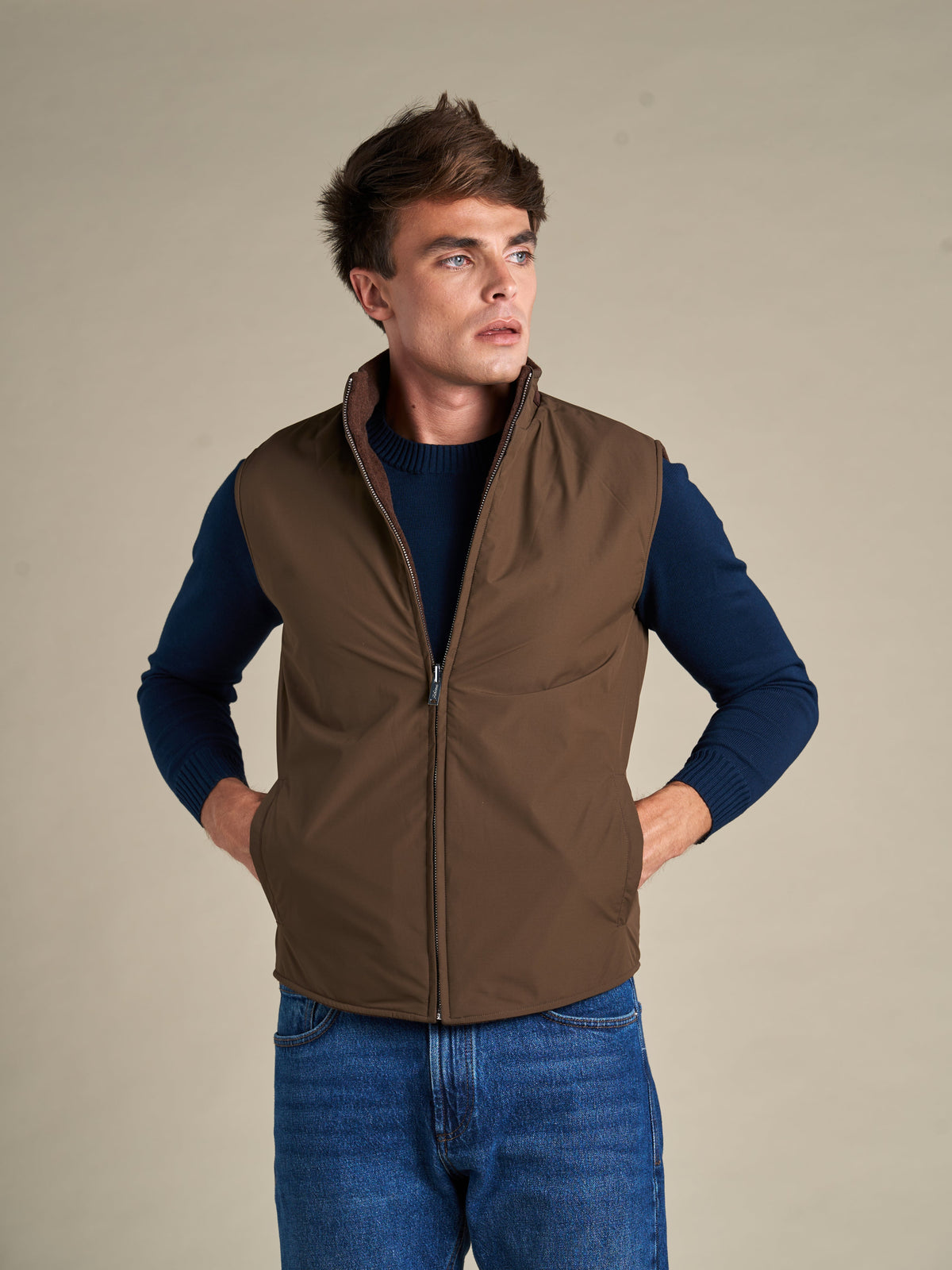 HUGO LAURENT™ | Reversible Wool Vest
