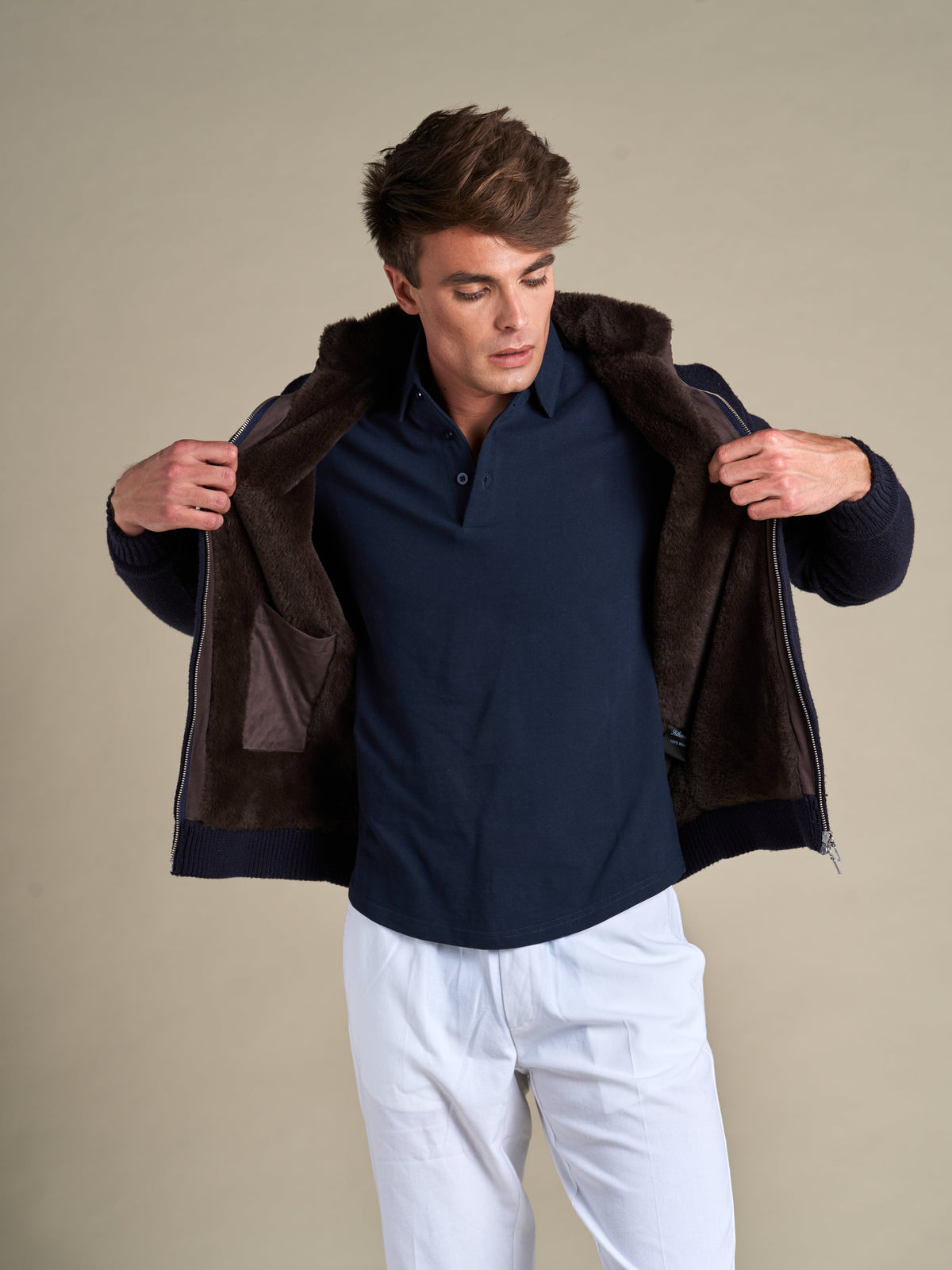 HUGO LAURENT™ | Full Fur Lined Cardigan