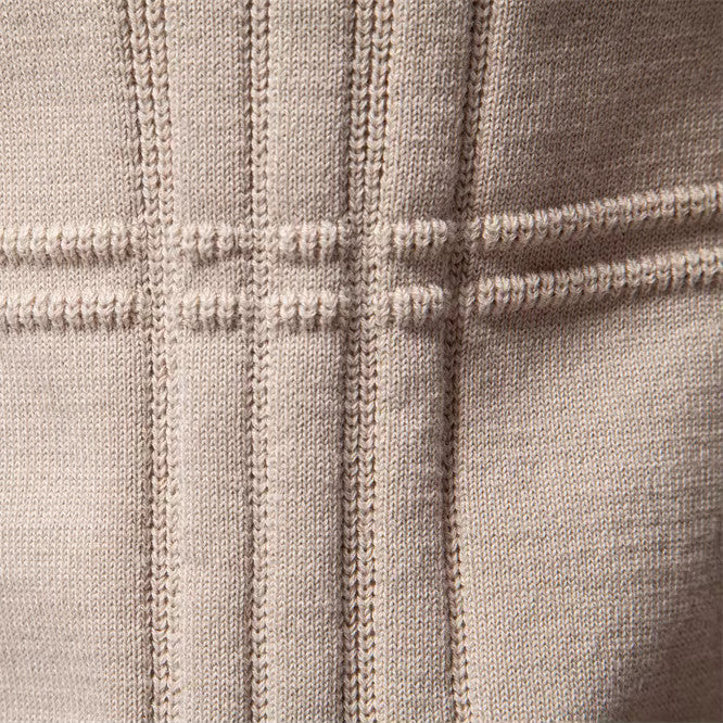 HUGO LAURENT™ | Sullivan Grid-Knit Cotton Sweater