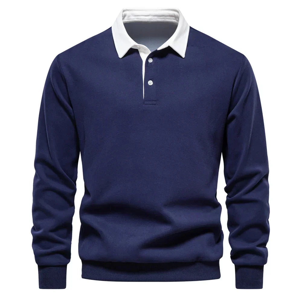 HUGO LAURENT | POLO SWEATER FOR MEN