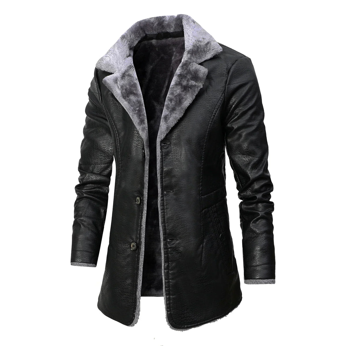 HUGO LAURENT™ | Heritage Fur-Lined Coat for Men