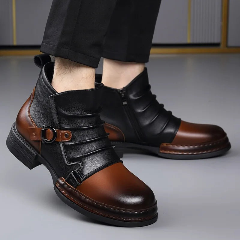 HUGO LAURENT™ | BUCKLE BOOTS FOR MEN