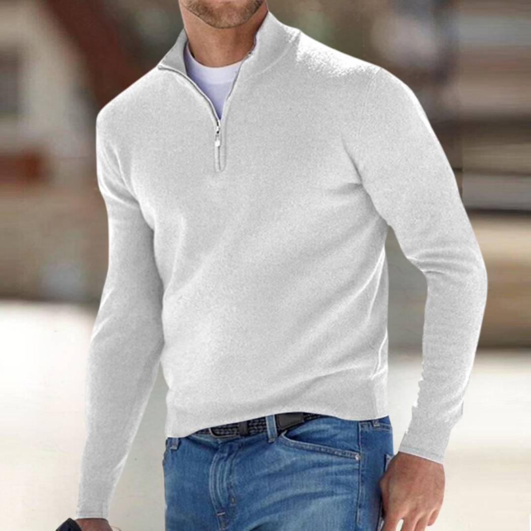 HUGO LAURENT | ZIP-UP PULLOVER FOR MEN