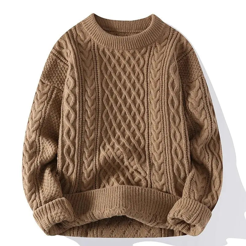 HUGO LAURENT™ | Morgan Crewneck Patterned Sweater