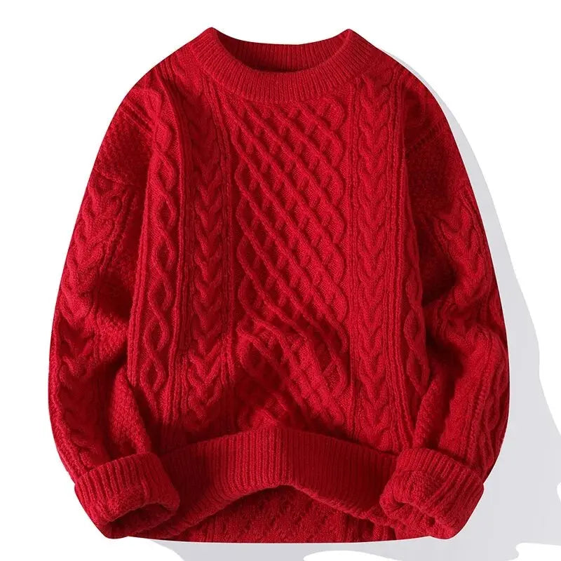 HUGO LAURENT™ | Morgan Crewneck Patterned Sweater
