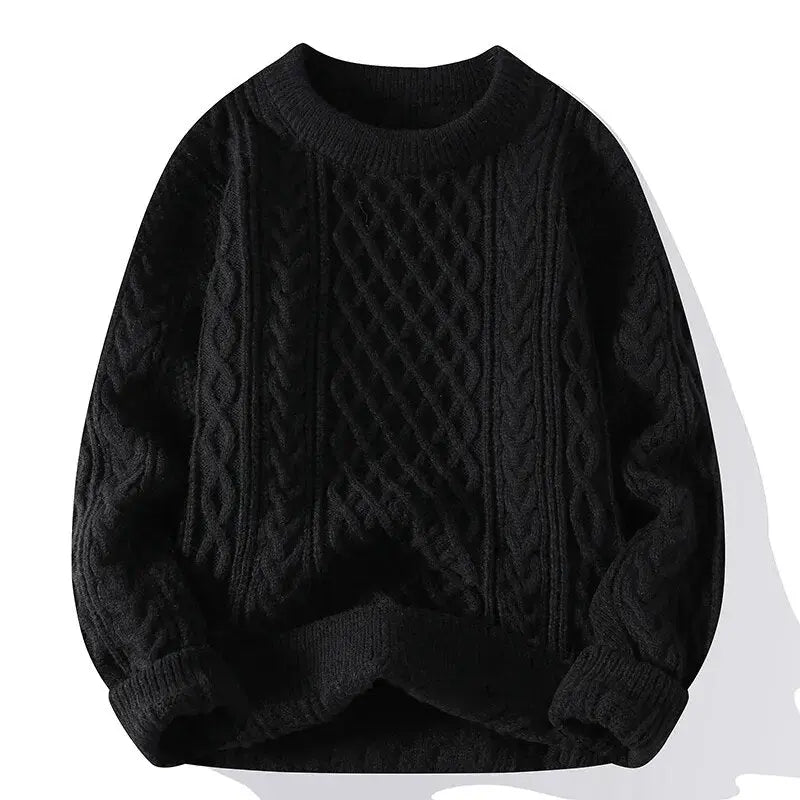 HUGO LAURENT™ | Morgan Crewneck Patterned Sweater