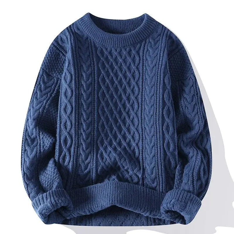 HUGO LAURENT™ | Morgan Crewneck Patterned Sweater