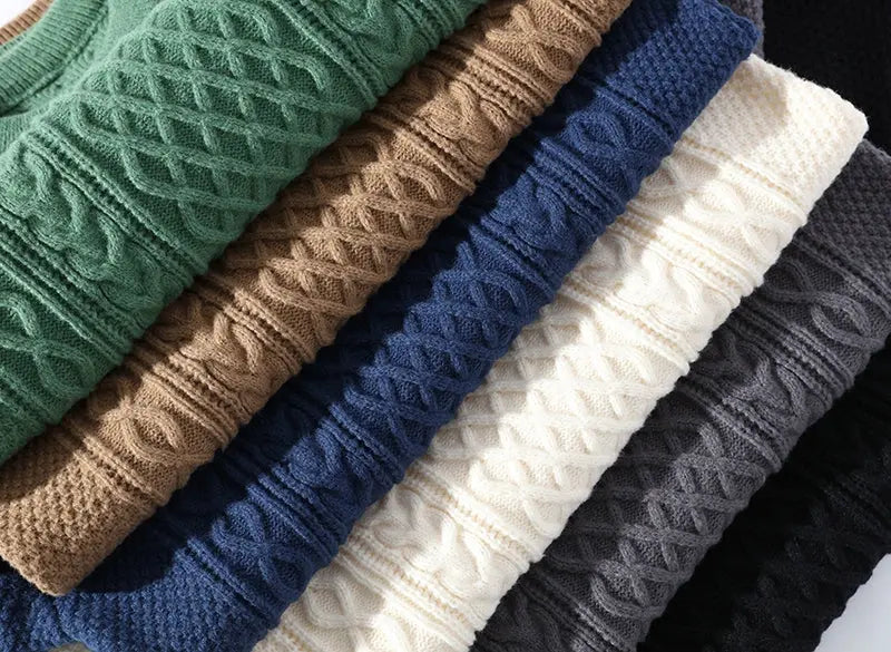 HUGO LAURENT™ | Morgan Crewneck Patterned Sweater